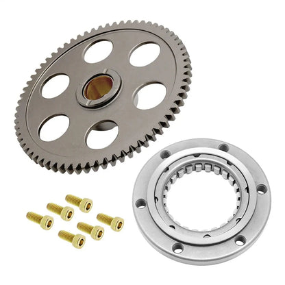 Starter Starting Clutch One Way Gear Bearing for Yamaha Grizzly Kodiak Rhino Wolverine 400 450 660 OEM: 15517 15590 Mati Powersports