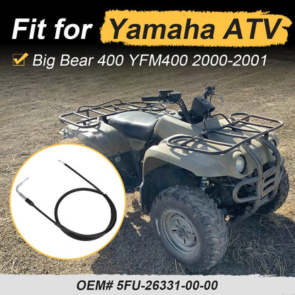 Starter Choke Cable For Yamaha YFM400 Big Bear 400 2000-2001 5FU-26331-00-00