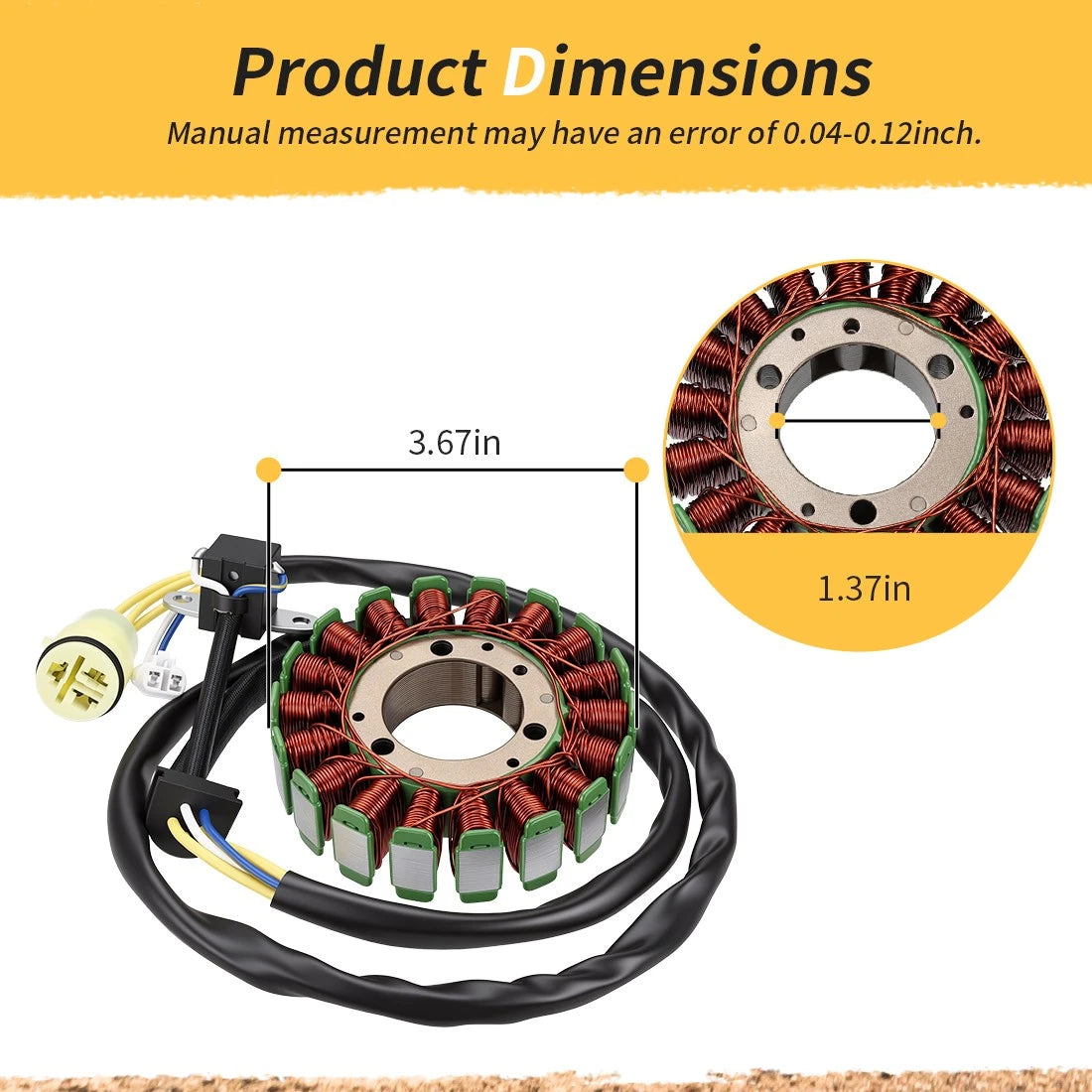 21003-0067 Stator w/ Gasket For Kawasaki KFX450R KSF450B 2008-2014