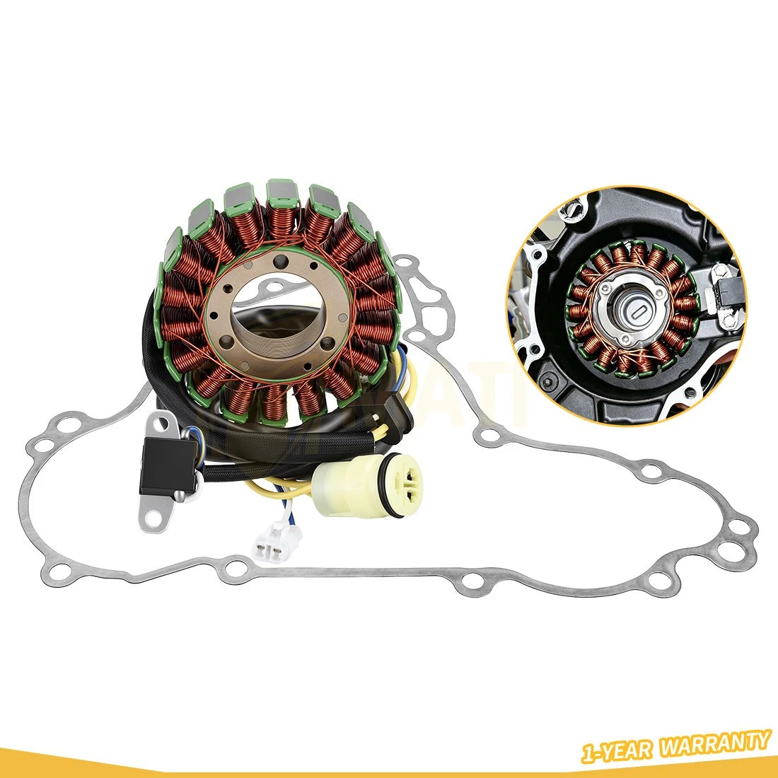 21003-0067 Stator w/ Gasket For Kawasaki KFX450R KSF450B 2008-2014