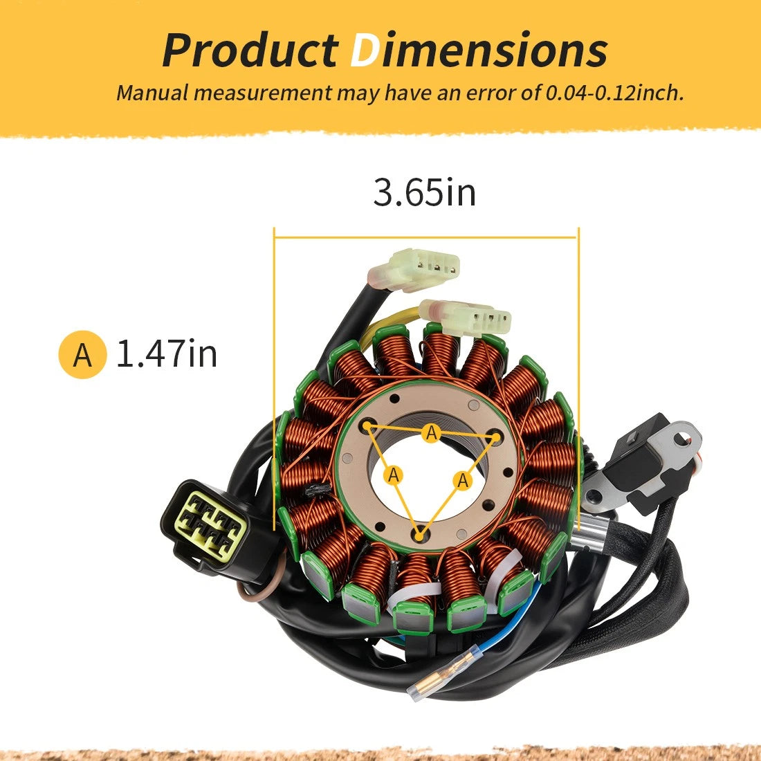 3088159 Stator w/ Gasket For Polaris Predator 500 2003-2004