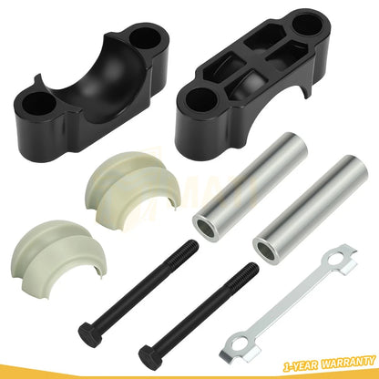 1CT-F1957-00-00 Steering Stem Clamp Bracket Kit For Yamaha YFM450 YFM550 YFM700 YFM450K YFM700K
