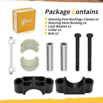 1CT-F1957-00-00 Steering Stem Clamp Bracket Kit For Yamaha YFM450 YFM550 YFM700 YFM450K YFM700K
