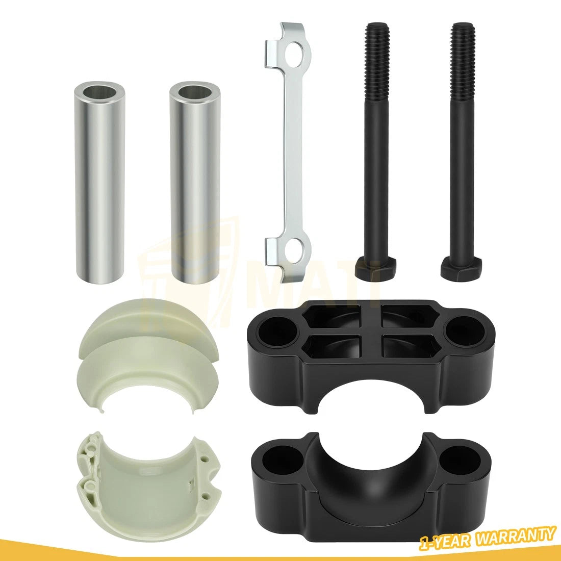 1CT-F1957-00-00 Steering Stem Clamp Bracket Kit For Yamaha YFM450 YFM550 YFM700 YFM450K YFM700K
