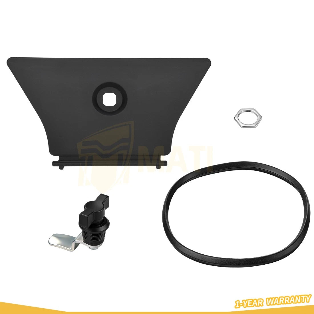 For Polaris Sportsman 400 450 500 570 700 800 Hawkeye 325 400 06-24 Storage Box Tool Box Door Lid w/ Latch