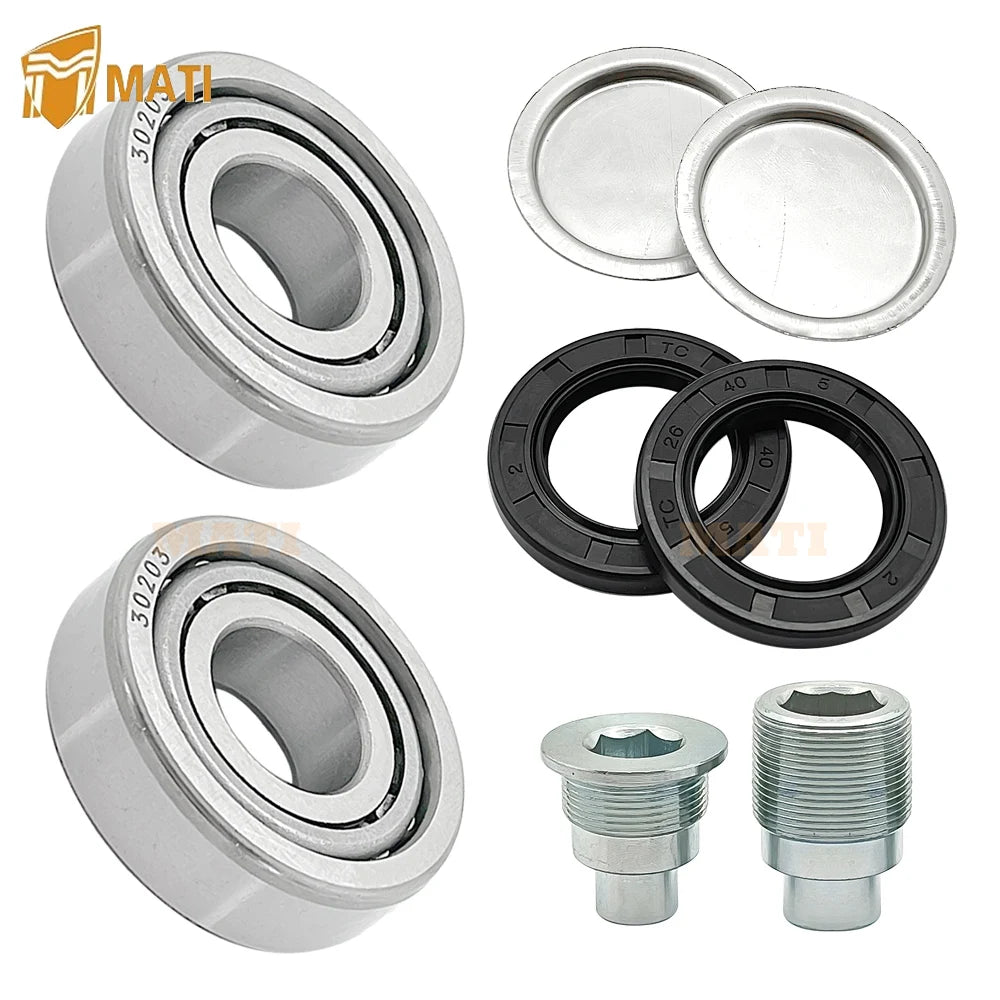 Swingarm Bearing Bolt Seal Kit for Honda Recon 250 TRX250EX TRX250X FourTrax 300 Rancher 350 400 Foreman 400 450 500 Rubicon 500 Mati Powersports