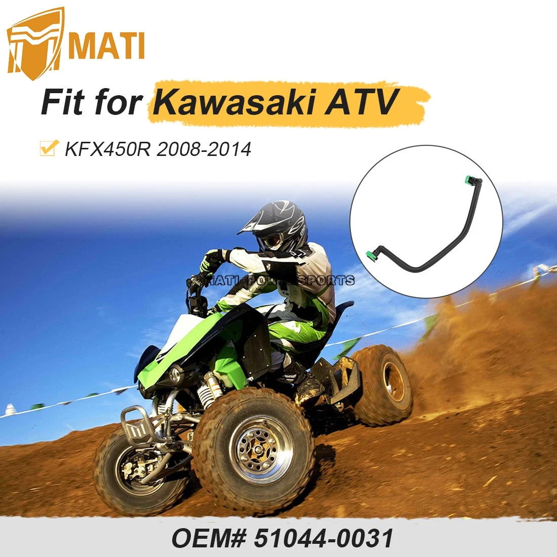 Fuel Tube Assembly For Kawasaki KFX450R 2008-2014 51044-0031