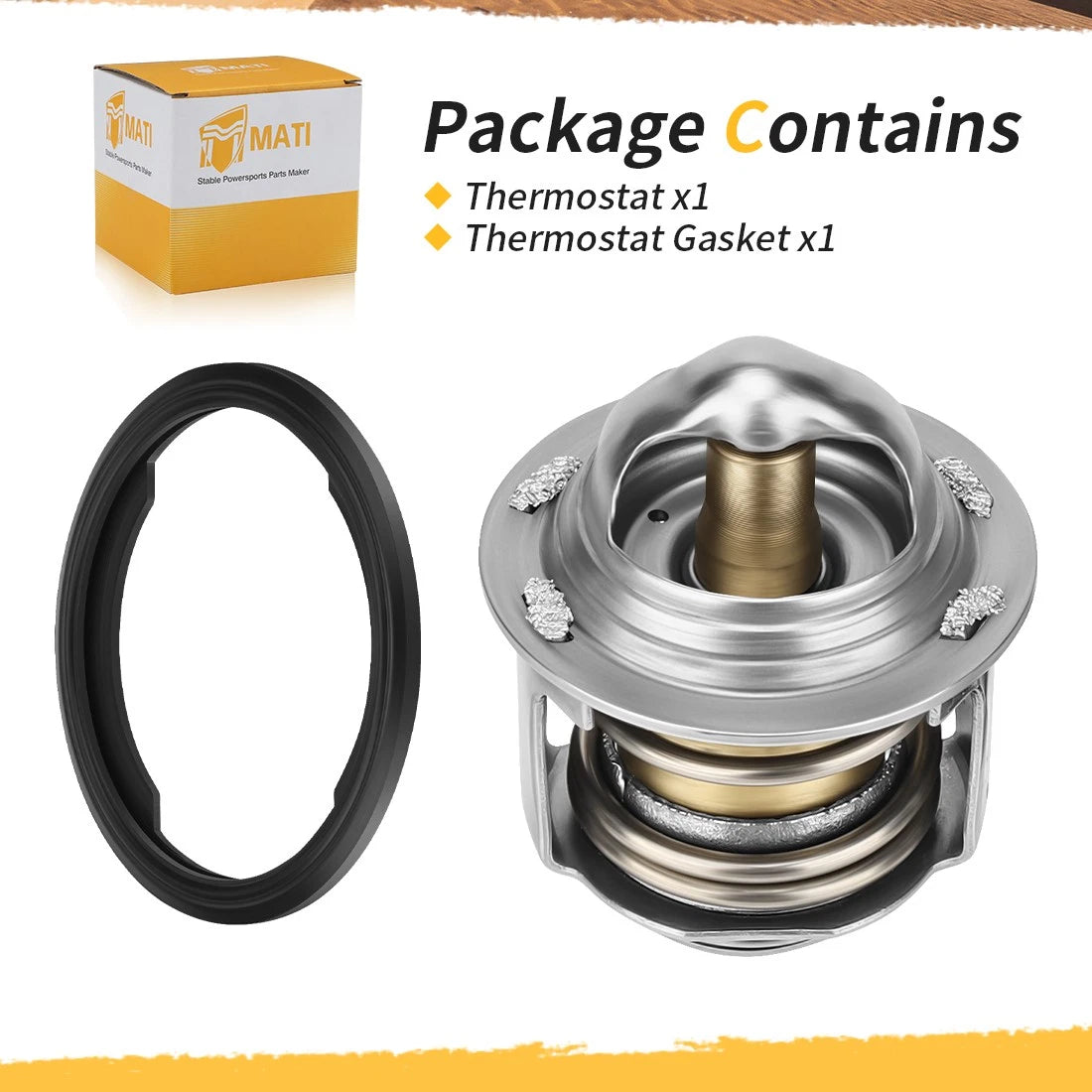 Thermostat & Gasket For Honda Elite Helix Reflex Big Ruckus 250 150 CH150 CH250 CN250 NSS250 PS250 1985-2007 19300-KM1-003