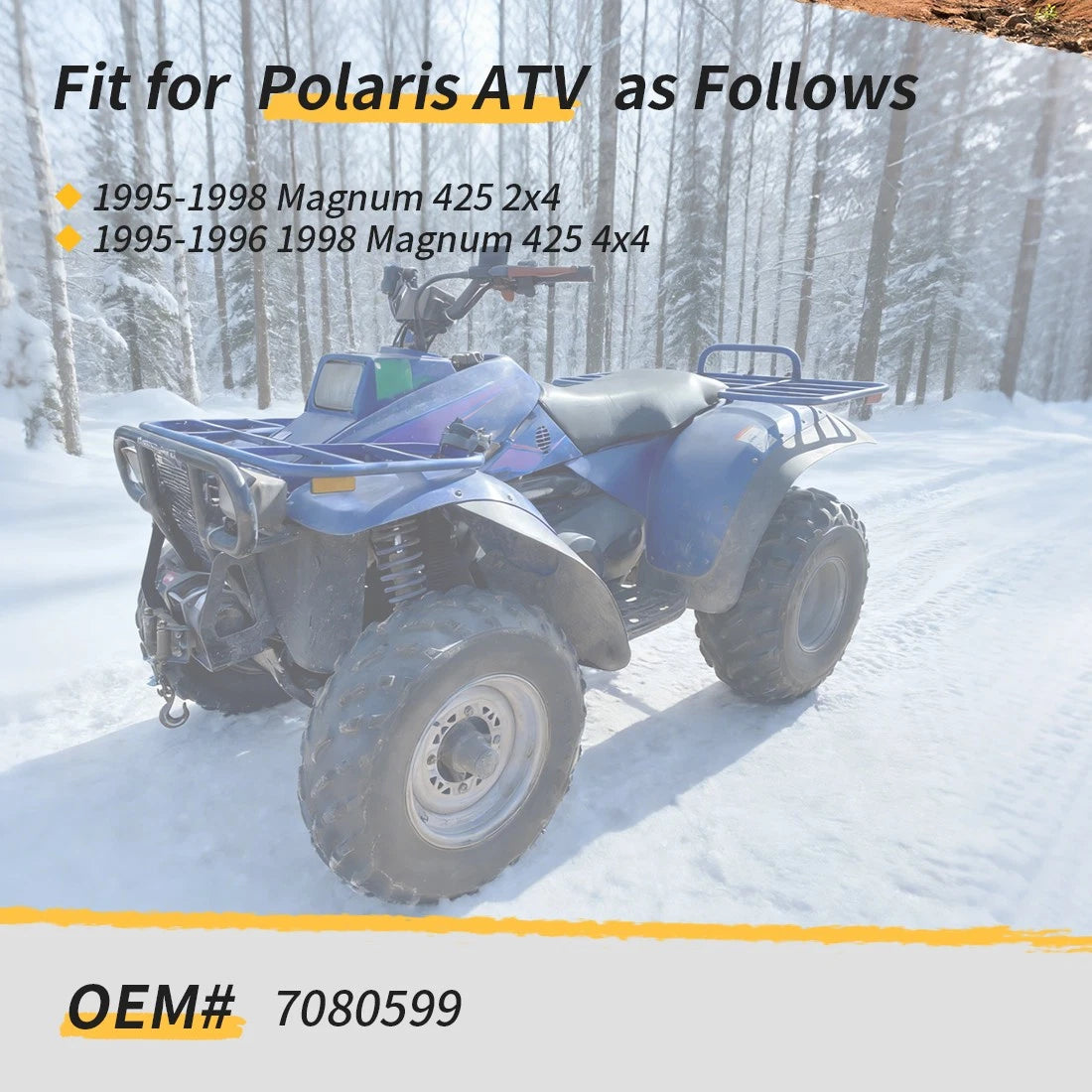 Throttle Cable For Polaris Magnum 425 2x4/4x4 1995-1998 (Exclude 2007 4x4 Edition) 7080599