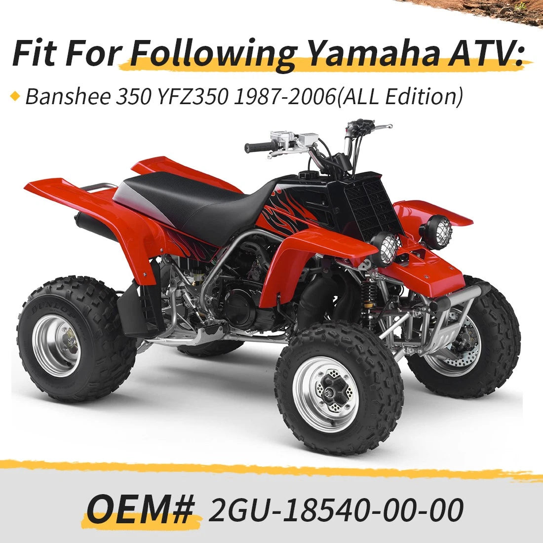 Shift Cam For Yamaha YFZ350 Banshee 350 1987-2006 2GU-18540-00-00