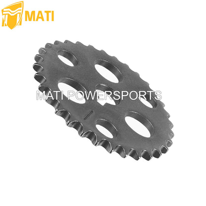 M MATI Camshaft Cam Timing Gear Sprocket For Yamaha Warrior Big Bear Moto-4 Wolverine 350 YFM350X/F/ER Kodiak 400 YFM400F OEM: 3HN-12176-00-00