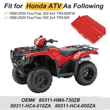 Red Or Beige Cover for Honda FourTrax 300 2x4 4x4 TRX300 TRX300FW 1988-2000