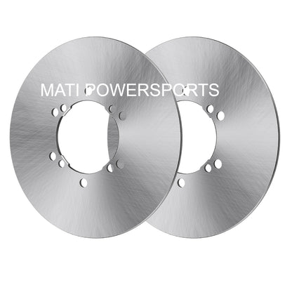 2PCS Front Brake Rotor Disc for Polaris 400L Big Boss 250 350L 400L 500 Ranger 500 OEM: 5211326