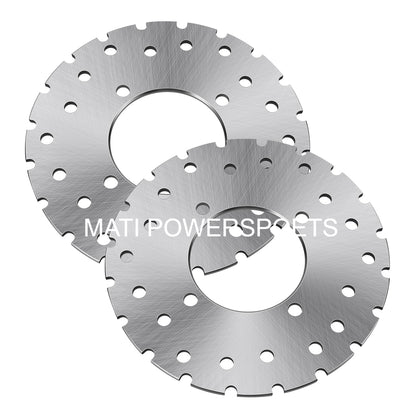 2PCS Front Brake Rotor Disc for Polaris Trail Boss 325 330 Magnum 325 Xpedition 325 Xplorer 250 5246832