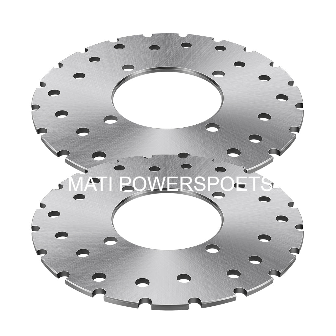 2PCS Front Brake Rotor Disc for Polaris Scrambler 400 500 Trail Blazer 250 400 OEM: 5240035