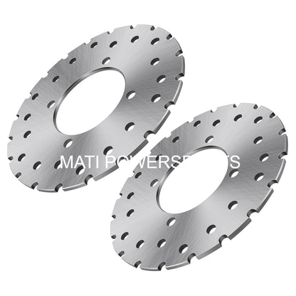 2PCS Front Brake Rotor Disc for Polaris Trail Boss 325 330 Magnum 325 Xpedition 325 Xplorer 250 5246832