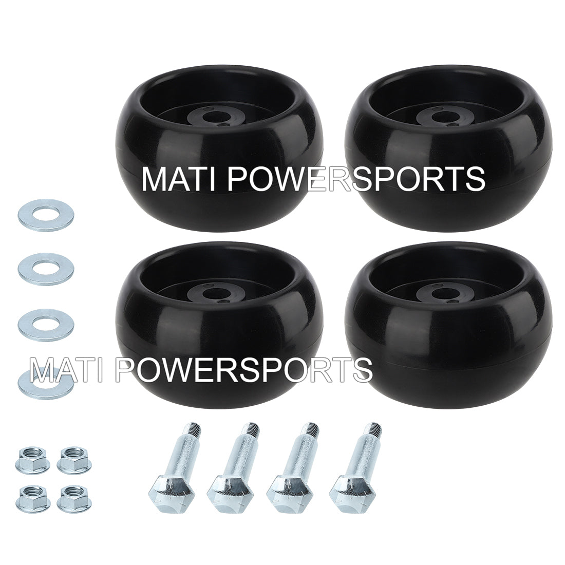 M MATI 4Pcs Deck Wheel Kit for Ferris Craftsman Snapper Simplicity Murray CSSM  ZTS6000 ZTS7000 ZTS7500 CTX9000 MPN: 2204320