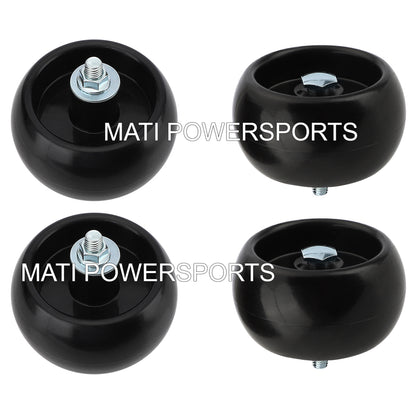 M MATI 4Pcs Deck Wheel Kit for Ferris Craftsman Snapper Simplicity Murray CSSM  ZTS6000 ZTS7000 ZTS7500 CTX9000 MPN: 2204320