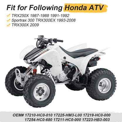 Air Filter Kit w/Air Box Case w/Cover w/Seal For Honda Sportrax 300 TRX300EX/X TRX250X 17211-HC0-000