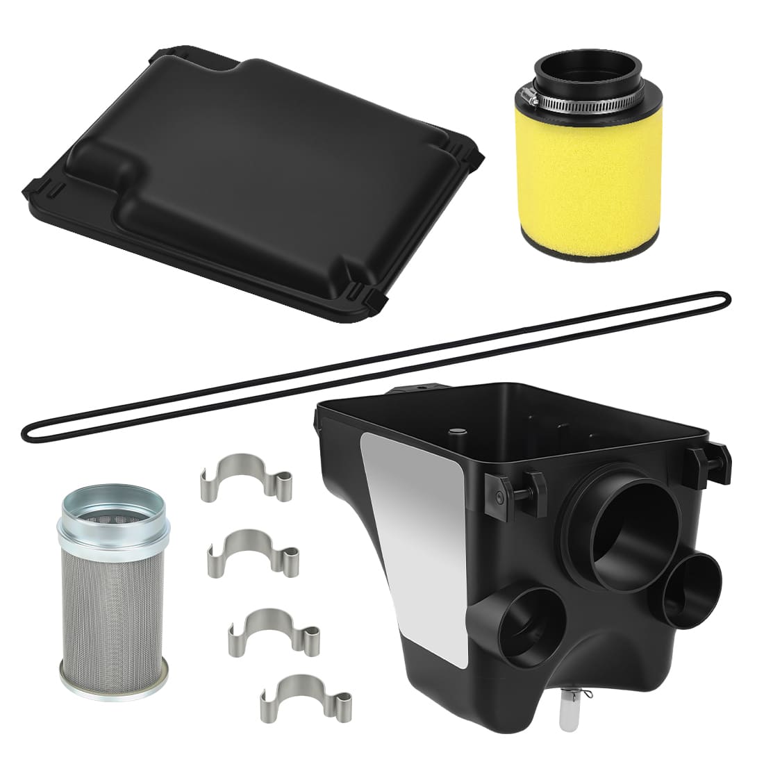 Air Filter Kit w/Air Box Case w/Cover w/Seal For Honda Sportrax 300 TRX300EX/X TRX250X 17211-HC0-000
