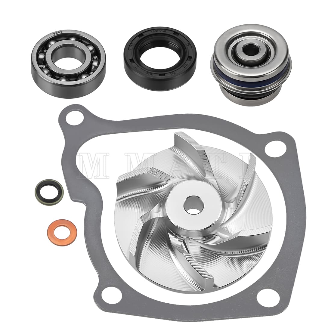 Water Impller & Water Pump Seal Rebuild Kit For Polaris  Sportsman Scrambler Magnum Ranger 400 425 450 500 1995-2014 3084837