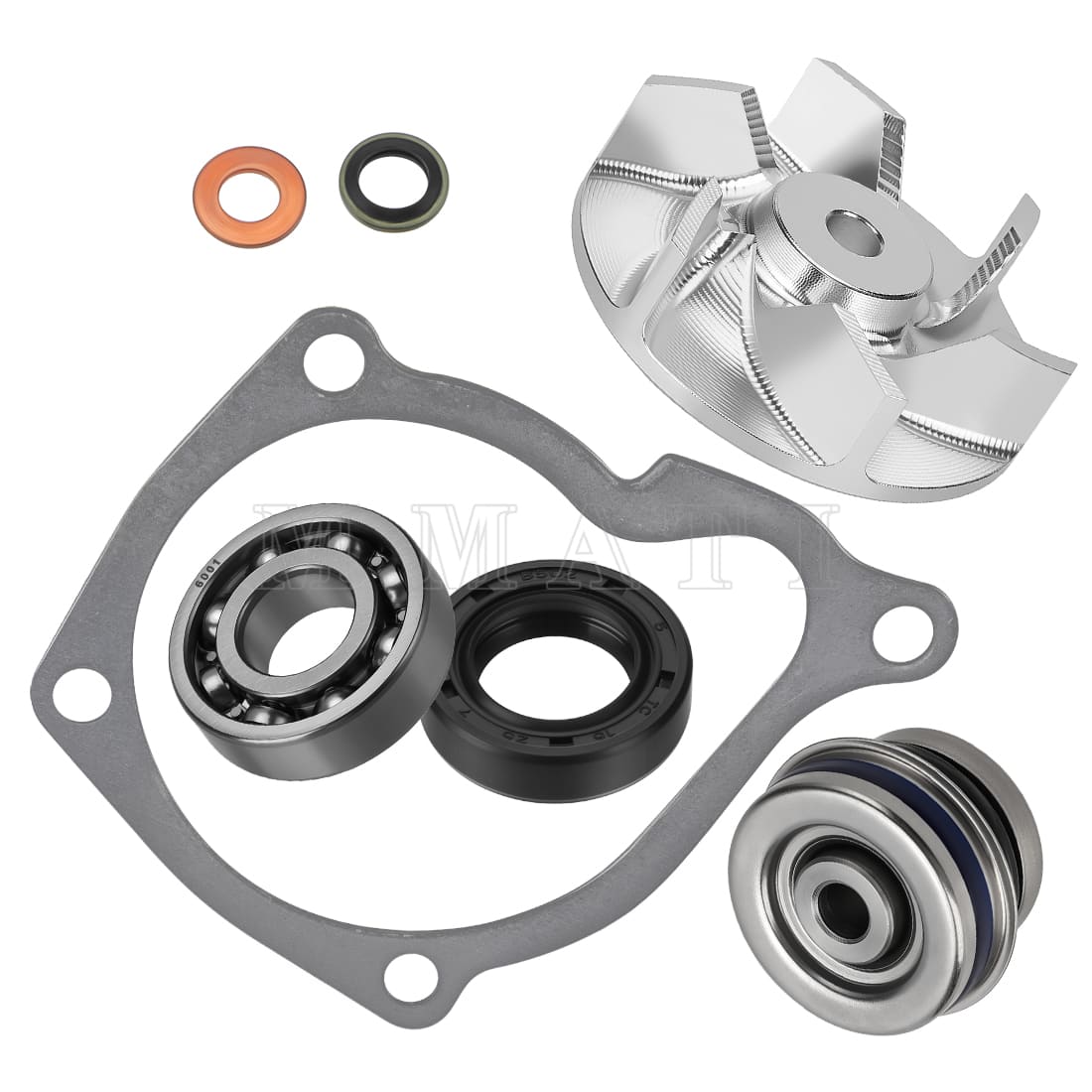 Water Impller & Water Pump Seal Rebuild Kit For Polaris  Sportsman Scrambler Magnum Ranger 400 425 450 500 1995-2014 3084837