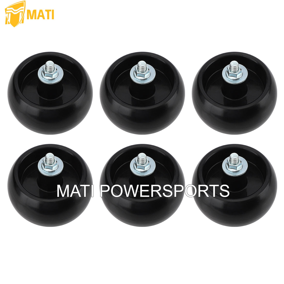 M MATI 6Pcs Deck Wheel Kit for Ferris IS700Z IS1500Z F125XT F160Z Craftsman Snapper Simplicity Murray CSSM CTX9000 YT2452 YT2652 ZT1842 ZT2042 ZT2142 EZT2042 SPX2242