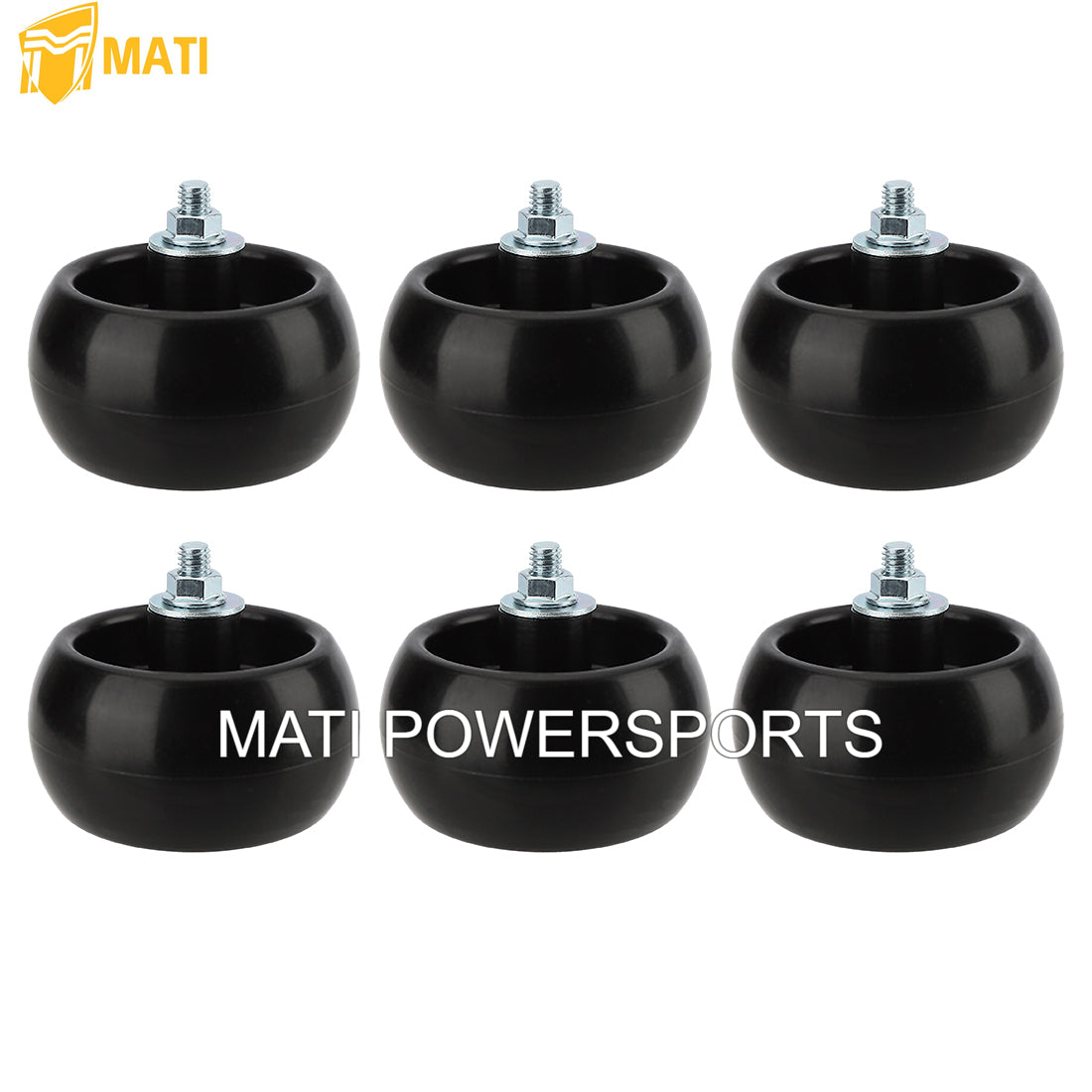 M MATI 6Pcs Deck Wheel Kit for Ferris IS700Z IS1500Z F125XT F160Z Craftsman Snapper Simplicity Murray CSSM CTX9000 YT2452 YT2652 ZT1842 ZT2042 ZT2142 EZT2042 SPX2242