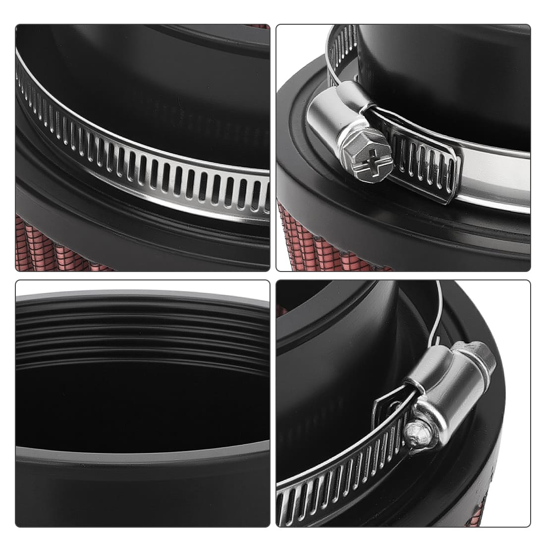 Air Filter w/Guide Holder Kit For Yamaha YFZ450 YFZ450R YFZ450X 2008-2024 5TG-14451-00-00