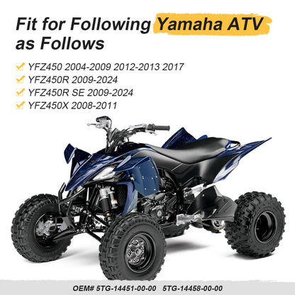 Air Filter w/Guide Holder Kit For Yamaha YFZ450 YFZ450R YFZ450X 2008-2024 5TG-14451-00-00