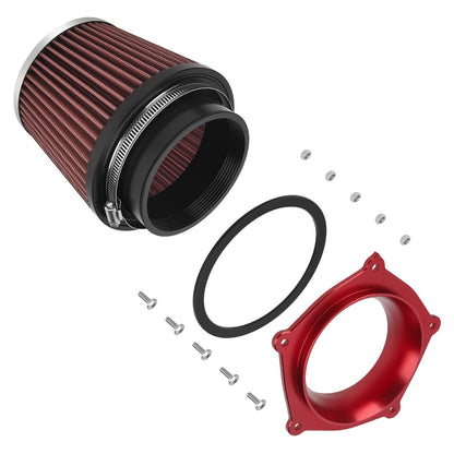 Air Filter w/Guide Holder Kit For Yamaha YFZ450 YFZ450R YFZ450X 2008-2024 5TG-14451-00-00