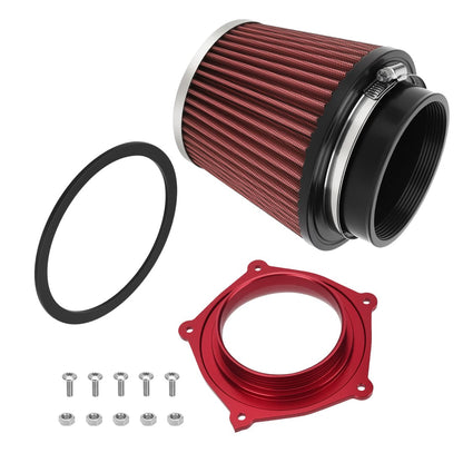 Air Filter w/Guide Holder Kit For Yamaha YFZ450 YFZ450R YFZ450X 2008-2024 5TG-14451-00-00