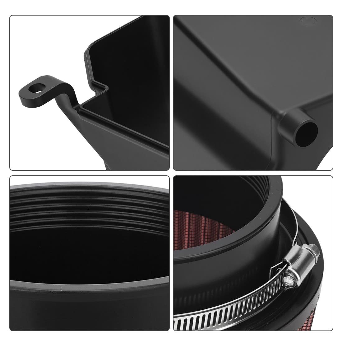 Air Filter Kit & Air Box Case w/ Cover Cap Seal For Yamaha YFZ450 2004-2013 YFZ450X 2008