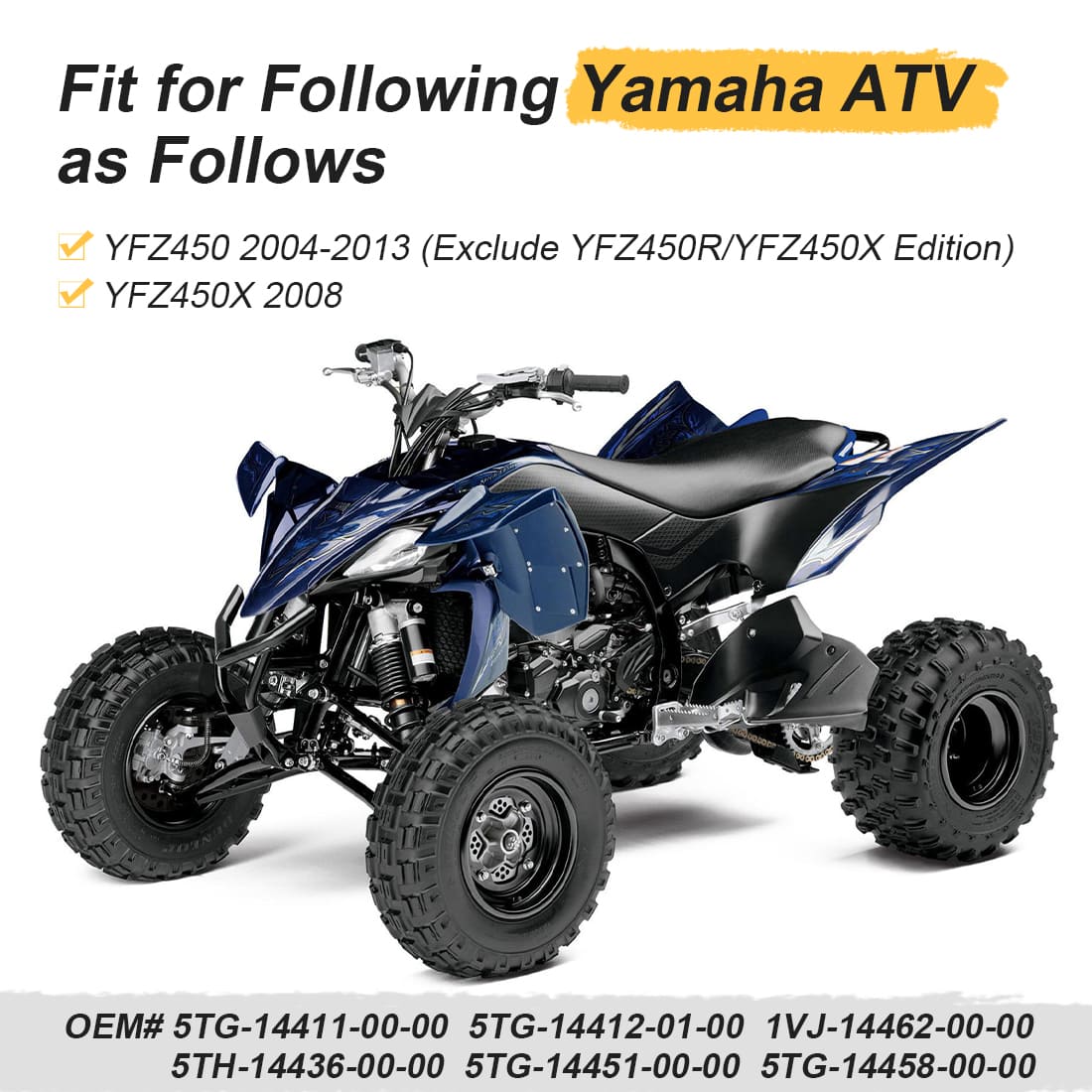 Air Filter Kit & Air Box Case w/ Cover Cap Seal For Yamaha YFZ450 2004-2013 YFZ450X 2008