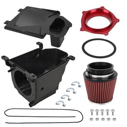 Air Filter Kit & Air Box Case w/ Cover Cap Seal For Yamaha YFZ450 2004-2013 YFZ450X 2008