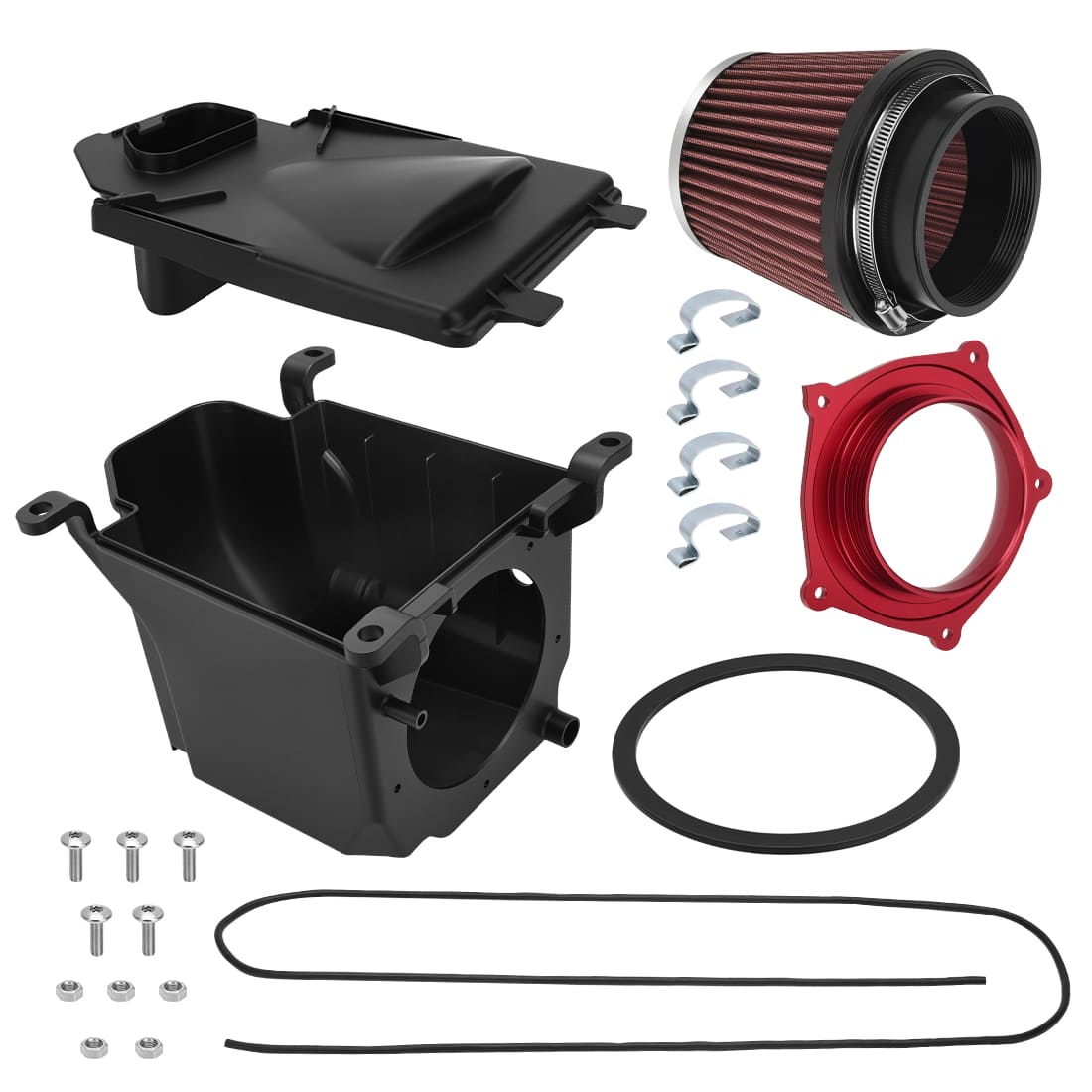 Air Filter Kit & Air Box Case w/ Cover Cap Seal For Yamaha YFZ450 2004-2013 YFZ450X 2008