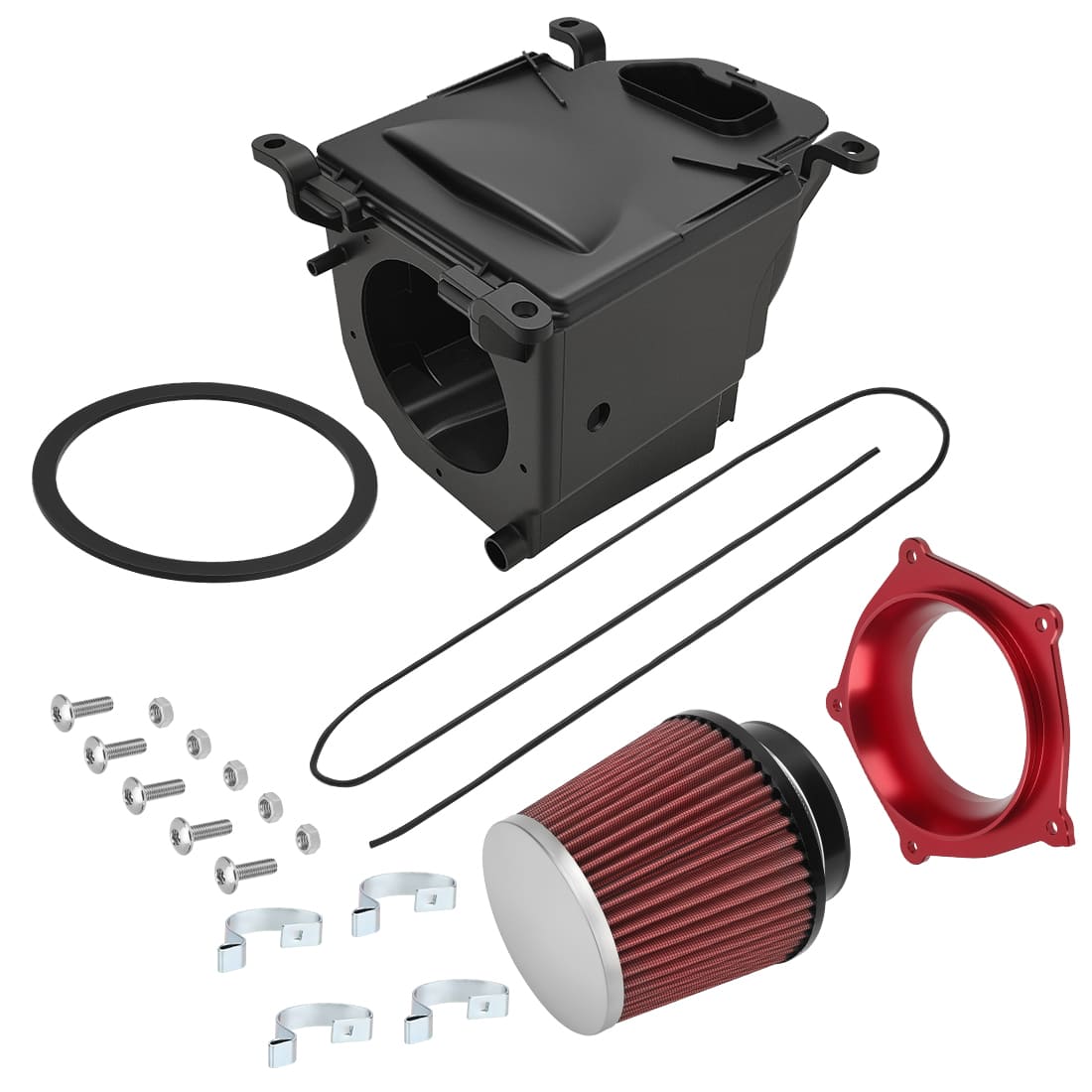 Air Filter Kit & Air Box Case w/ Cover Cap Seal For Yamaha YFZ450 2004-2013 YFZ450X 2008