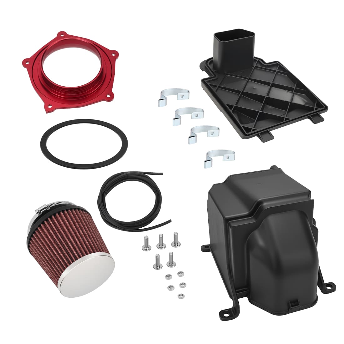 Air Filter Kit & Air Box Case w/ Cover Cap Seal For Yamaha YFZ450 2004-2013 YFZ450X 2008