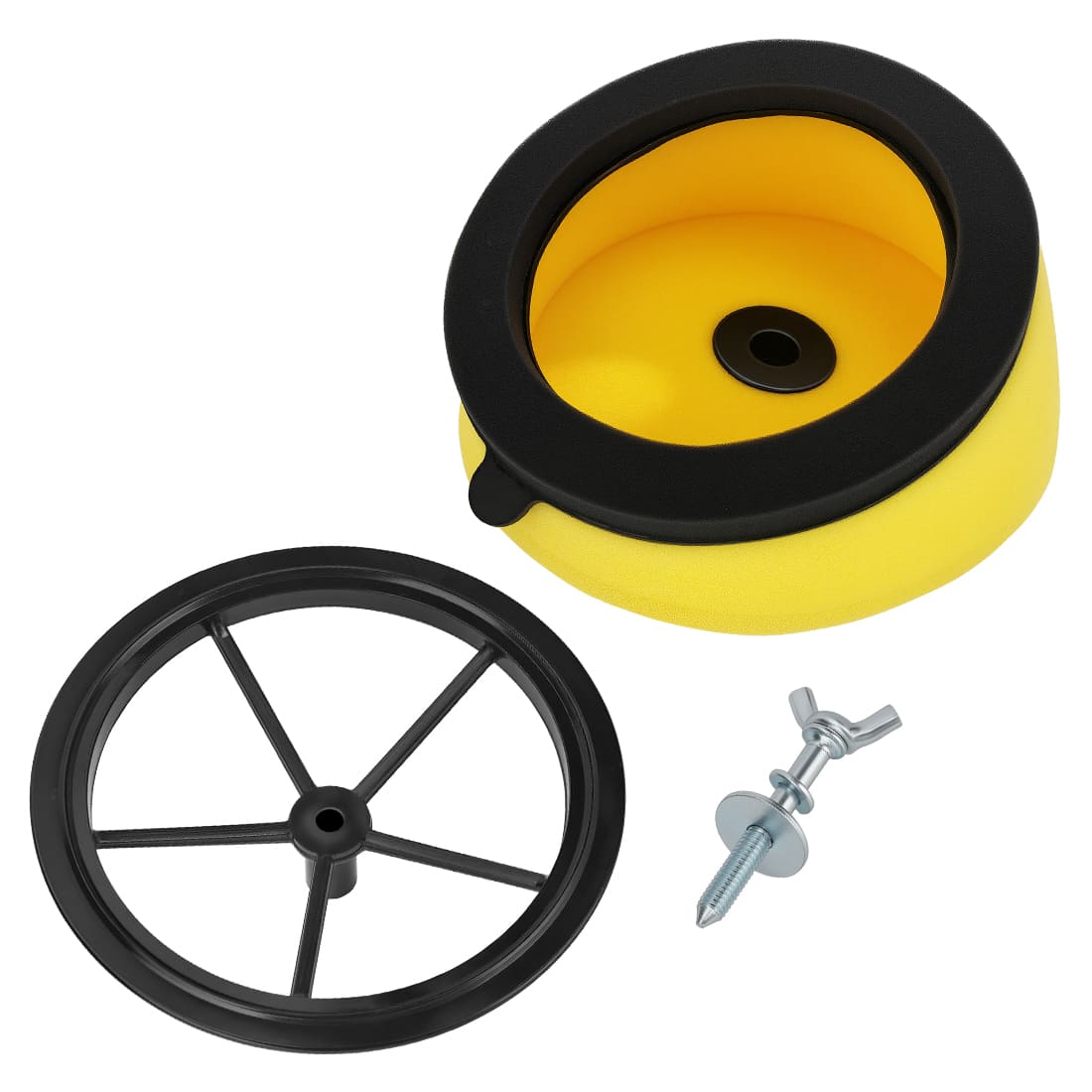 Air Filter & Guide Holder & Wingnut For Honda Expert 80 CR80R/RB CR85R CR85RB 1996-2007