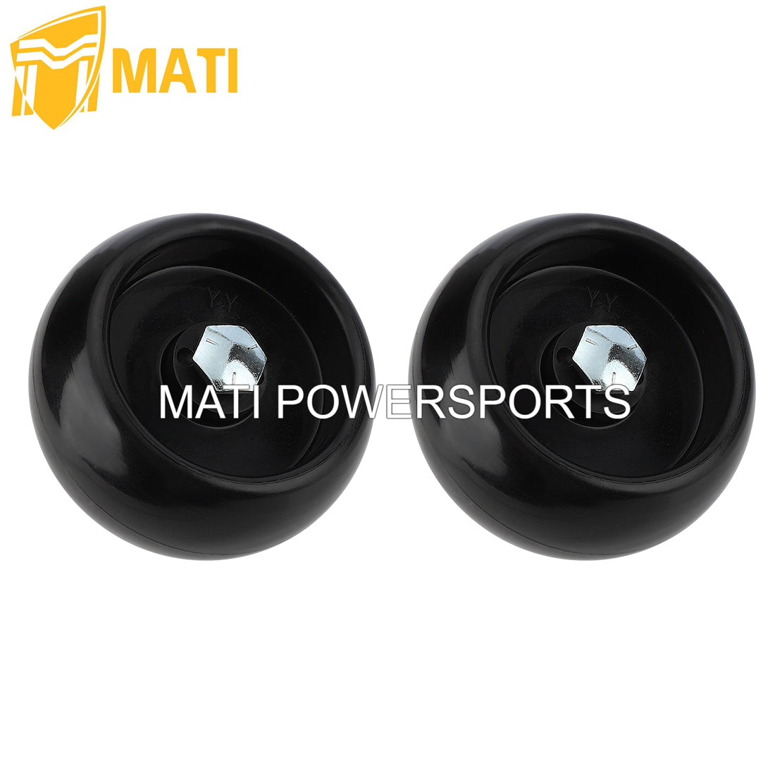 M MATI 2Pcs Deck Wheel Kit for Ferris Craftsman Snapper Simplicity Murray OEM: 1714760 12060 2108765 210-043 12060 72-021