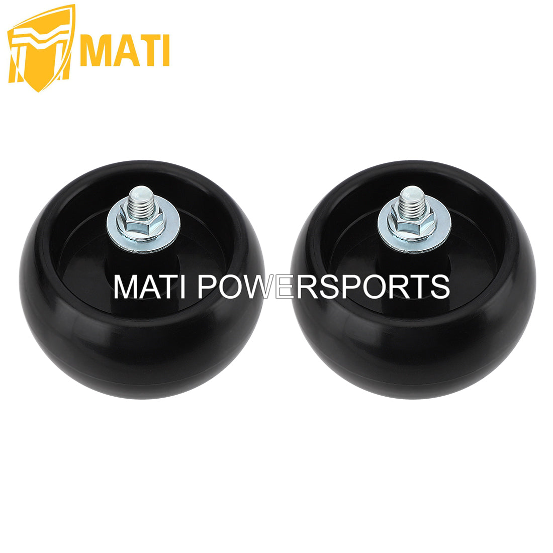 M MATI 2Pcs Deck Wheel Kit for Ferris Craftsman Snapper Simplicity Murray OEM: 1714760 12060 2108765 210-043 12060 72-021