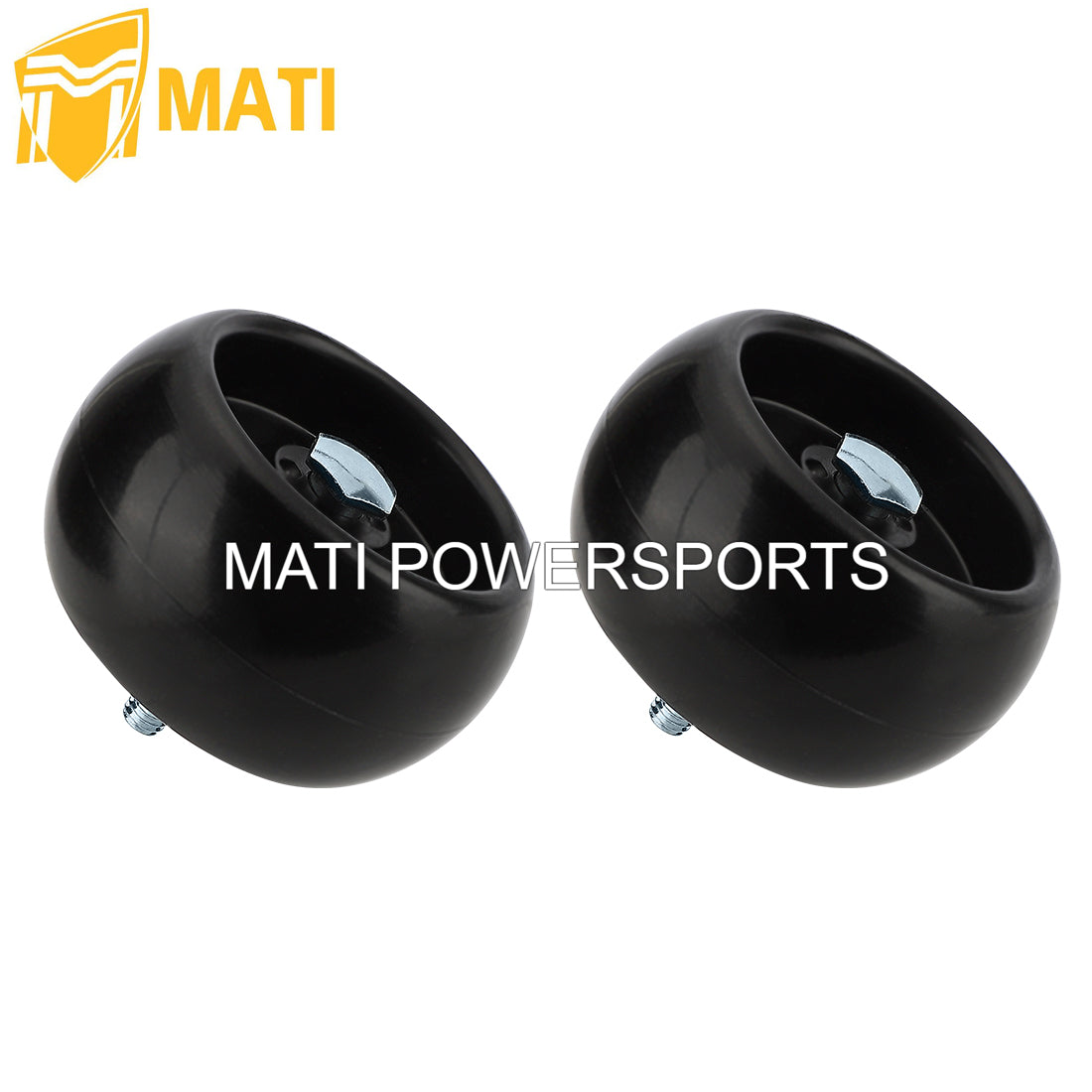 M MATI 2Pcs Deck Wheel Kit for Ferris Craftsman Snapper Simplicity Murray OEM: 1714760 12060 2108765 210-043 12060 72-021