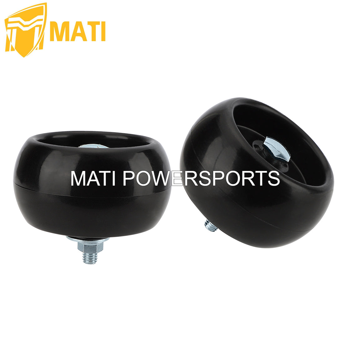 M MATI 2Pcs Deck Wheel Kit for Ferris Craftsman Snapper Simplicity Murray OEM: 1714760 12060 2108765 210-043 12060 72-021