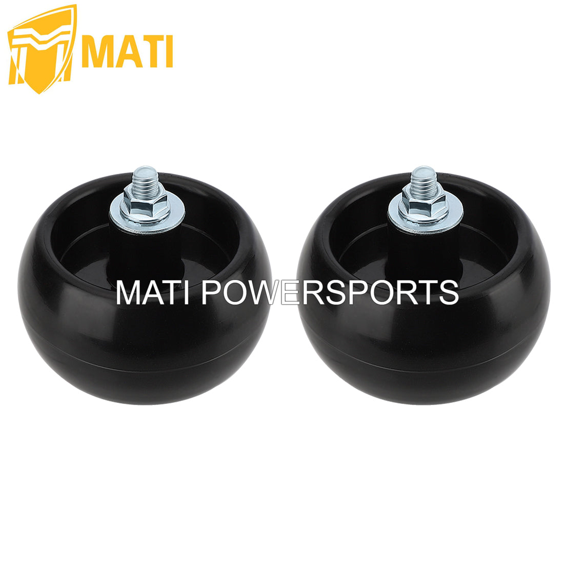 M MATI 2Pcs Deck Wheel Kit for Ferris Craftsman Snapper Simplicity Murray OEM: 1714760 12060 2108765 210-043 12060 72-021