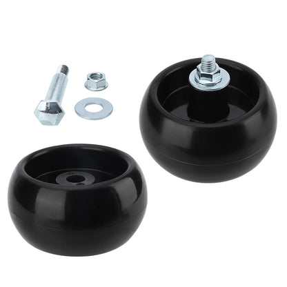 M MATI 2Pcs Deck Wheel Kit for Ferris Craftsman Snapper Simplicity Murray OEM: 1714760 12060 2108765 210-043 12060 72-021