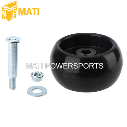 M MATI 2Pcs Deck Wheel Kit for Ferris Craftsman Snapper Simplicity Murray OEM: 1714760 12060 2108765 210-043 12060 72-021