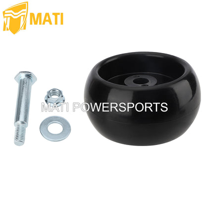 M MATI 2Pcs Deck Wheel Kit for Ferris Craftsman Snapper Simplicity Murray OEM: 1714760 12060 2108765 210-043 12060 72-021