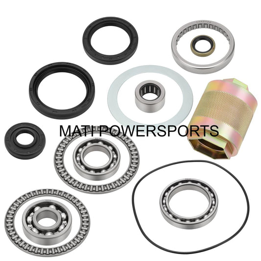 Front Differential Bearing Seal kit & Tool for Kawasaki KVF650 KVF750 Brute Force Prairie KVF360A/B/C 650 750