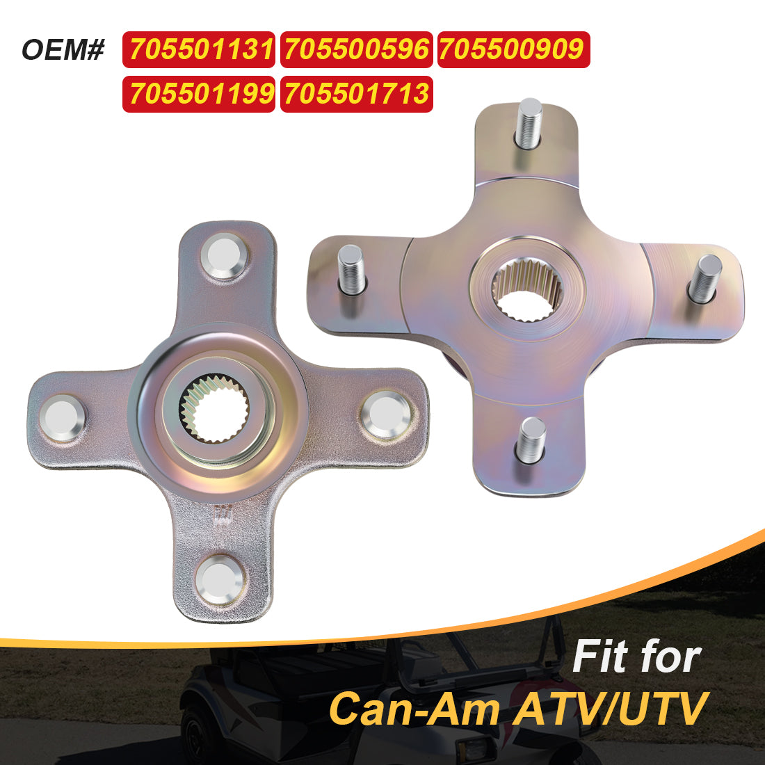 Front Rear Left or Right Wheel Hubs For Can-Am Outlander Renegade 330 400 500 650 800 MAX R 2004-2015 705501713