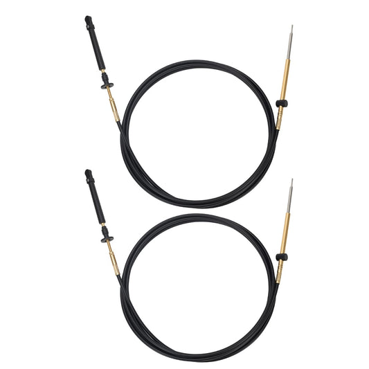 2 Pcs Throttle Shift Remote Control Cable For Johnson Evinrude OMC BRP 1979-1994 0173114
